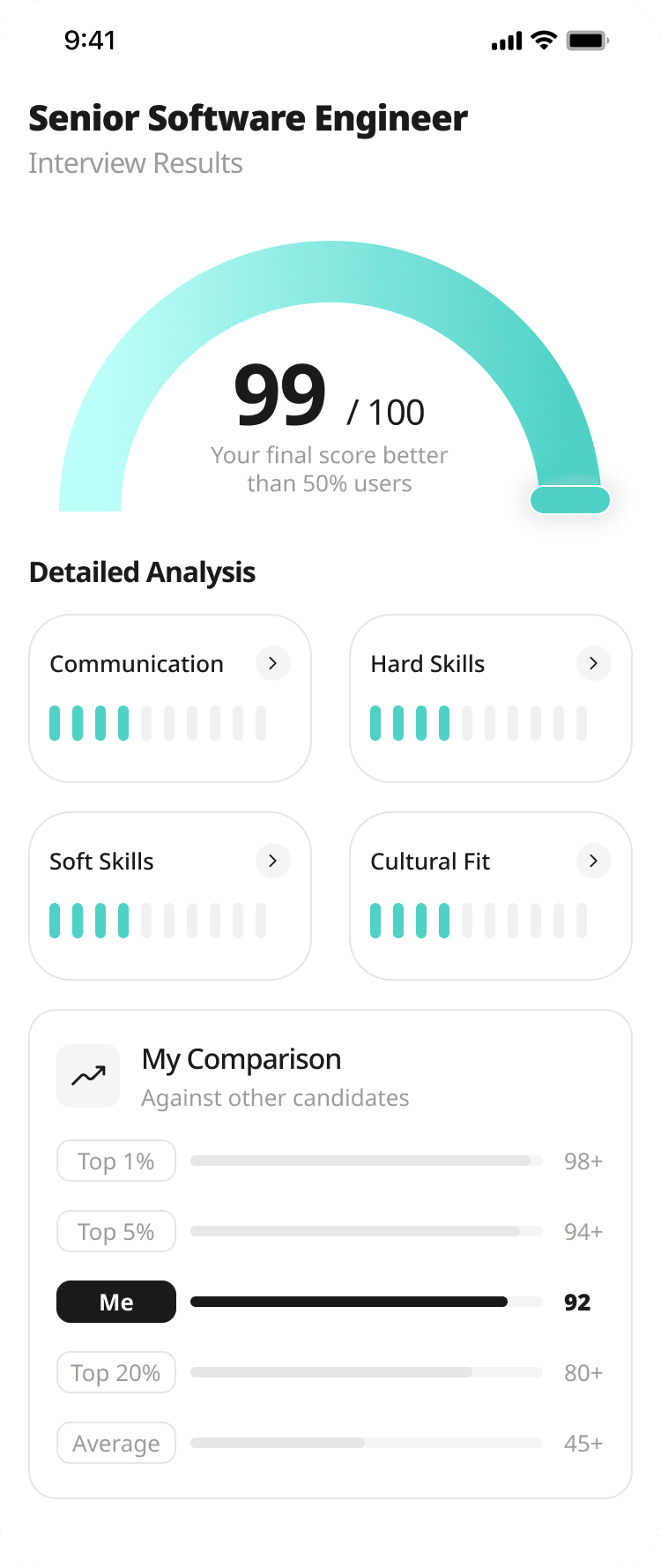 Dana AI Interview Coach App Interface